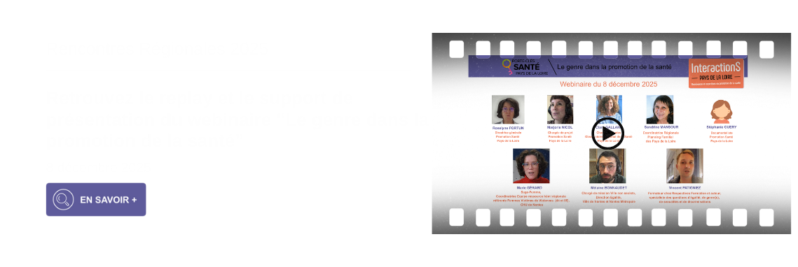 Rencontres Régionales 2025 webinaire